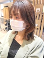 トッカ 札幌(tocca) 【藤田】ショコラブラウン/イヤリングカラー/オレンジベージュ