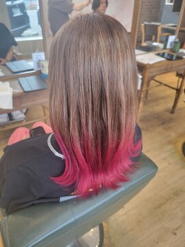 ヘアーサロン リアン 鴻巣店(hair salon Rien) グラデーションぴんく