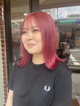 ボアップ(boappu) #カシスカラー#ケアブリーチ