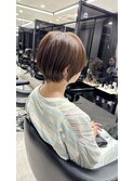 前髪あり/大人丸みショート/多毛