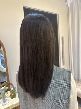 アンド ラ ブランシュ(&.La Blanche) 前髪カタログ/ピンクベージュ/インナーグレージュ/マチルダボブ