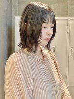 顔まわりカット くびれボブ
