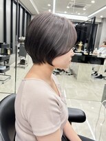 ハルキミナト ジャパン トウキョウ(HARUKI MINATO japan TOKYO)&nbsp;30代40代50代大人可愛いアッシュブラック丸みショート