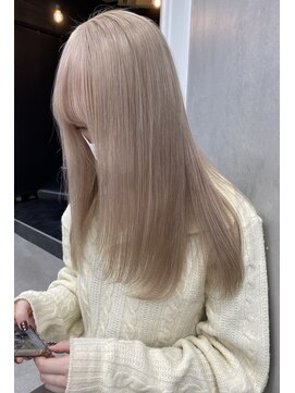 キラ 原宿(KILLA) 黒髪カタログ/グレーベージュ/レイヤーロング/アッシュカラー