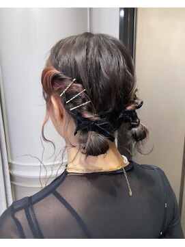 ルアナ 梅田店(Luana) ミディアムボブでも出来るヘアアレンジ
