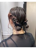 ミディアムボブでも出来るヘアアレンジ