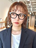 ノイカーム(noi Calm)&nbsp;顔周りレイヤーカットくびれヘアミルクティーベージュカラー