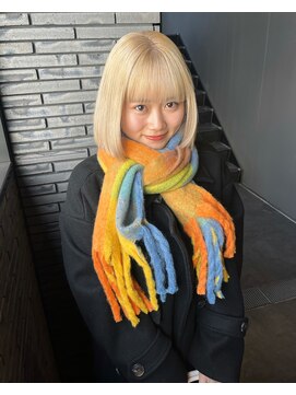 ロティー(loty) 【hono】ブロンド×ボブ ケアブリーチ