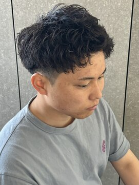 ニアウ 太田店(Niau) メンズショートメンズパーマツイストスパイラルパーマアイブロウ