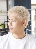 スパイキーショート ホワイトカラー