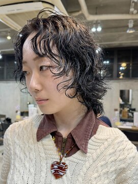 ナループロアオハナ(Nalu pu loa ohana) ウルフパーマ/レイヤーパーマ/パーマ/ウルフ/表参道/原宿