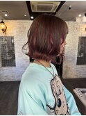 【 町田 / 町田駅 / Luxo by Afinar / インナーカラーピンク】