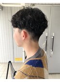 【とまべち】メンズマッシュ×スパイラルパーマ