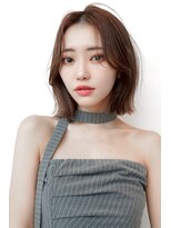 ドットハリス(.Hallis)&nbsp;大人可愛いレイヤーボブ/2wayバング/アッシュベージュ