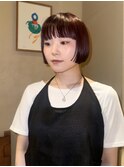 リップラインボブ×ボルドー