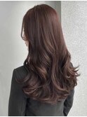 ゆる巻きロング×ショコラブラウン