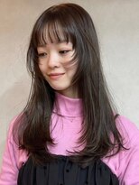 ダイアモンドリリーキートス(Diamond Lily kiitos)&nbsp;ミディアムヘア/暗めカラー/グランマッシュ/一宮/レイヤー