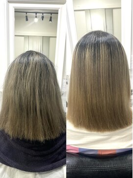 アルケム 学芸大学(AlChem) 【チダ指名】ブリーチ縮毛矯正/髪質改善/酸性ストレート/美髪