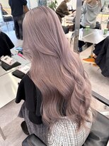 サンクプロジェクト(cinq PROJECT) 原宿韓国顔まわりミルクティーグレージュラベンダーグレージュ