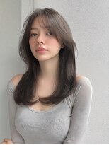 レア 渋谷(Le'a) 【Le’a】レイヤーカット グレージュカラー 韓国ヘア