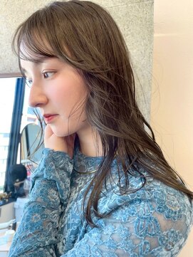 シロ(SiLO) シースルーバング×柔らかカラー