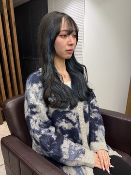 パルタージュ大宮イースト (PaRtage 大宮 East) インナーカラー☆ネイビーカラー☆ダークグレージュ