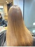 【ブリーチ履歴があるお客様】髪質改善縮毛矯正＋10工程美髪トリートメント