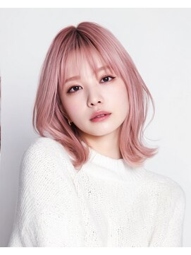 ハーツオオサカ(HE:ARTS OSAKA) 韓国アイドルハイトーンカラー×くびれボブ