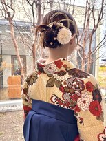 ヒャッカ(hyakka)&nbsp;卒業式の袴ヘア
