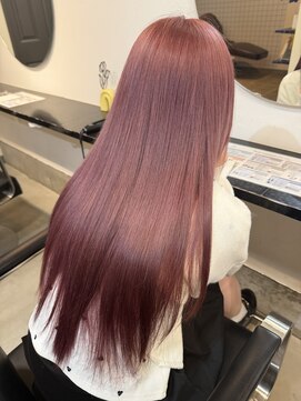 ラック 津田沼(LUCK) ピンクパープルダブルカラーインナーカラーケアブリーチ