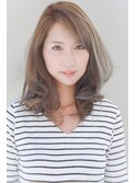 くせ毛風に合わせカット☆ ブルーグレージュ