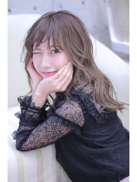 カシュカシュ(cache cache) cache cache★アッシュベージュのグラデーションカラー