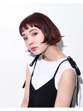 マカロニコースト(macaroni coast) ハネ感がかわいいブラントボブ