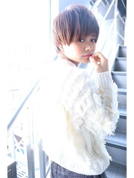 ヘアサロンエムフィス 池袋東口(HAIR SALON M Fe's) 【冬スタイル♪】ショートバング☆ナチュラルショート