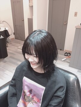 ムタヘアーサロン(MUTA hair salon) 切りっぱなしレイヤーボブ
