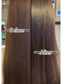 高濃度水素トリートメント×ツヤストレート