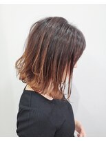 エイム ヘアメイク 横川店(eim HAIR MAKE) 切りっぱミディ×ソフトグラデ