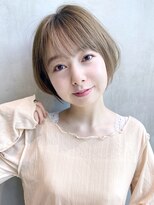 アイティーバイアルバム 松戸店(IT by ALBUM)&nbsp;ナチュラルショート_カーキグレージュマッシュショート_8155