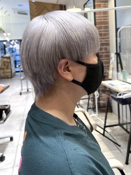 クアトログランシュ 水戸店(QUATRO×GranCieux) ホワイトカラー【水戸/メンズ/ブリーチ/ホワイトカラー】