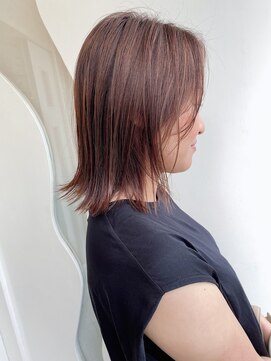 モリオ フロム ロンドン 大宮2号店(morio from London) 【なかじま ひびき】大人ハイライト×グレージュ外ハネロブ