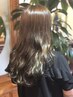 カット+お洒落白髪染め+”4step”トリートメント