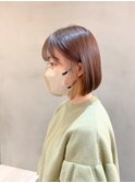 【阿部もえる】インナーカラーが可愛いボブ
