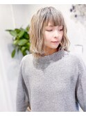 ブリーチベージュボブ