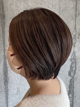 ソイル(soil) 似合わせショートカット×ハイライトカラー