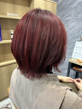 テラスヘア 新潟駅南(TERRACE hair) 秋冬おすすめ色鮮やかなレッドカラー～アジアンカラー～