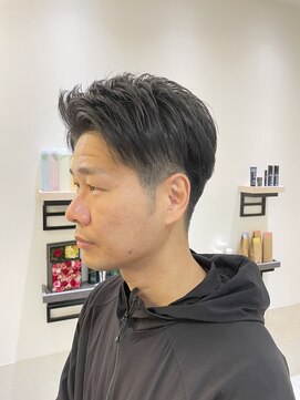 ヨシザワインク プレミアム 築地店(YOSHIZAWA Inc. PREMIUM) 築地メンズツーブロックビジネススタイル刈り上げ