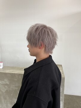 ノートエートル 西金沢(Nought etre) ミルクティーカラー10代20代30代メンズカットハイトーン