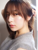 ディジョン(Dijon)&nbsp;韓国顔まわりレイヤーカットグレージュオリーブベージュブラウン