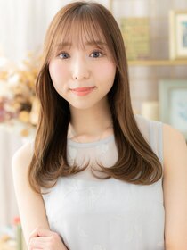 カバーヘア ブリス 北浦和(COVER HAIR bliss) ハイライトカラー抜け感小顔エアストレート20代30代40代