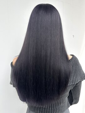 フルブルーム 東林間(fullbloom) レイヤーカット/ケアブリーチ/ディープラベンダー